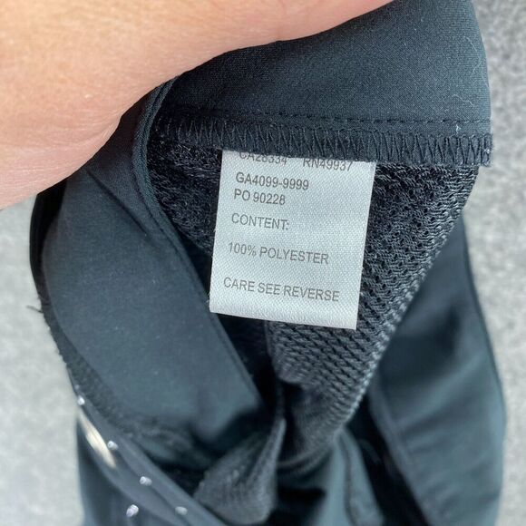 Tail Tech Cropped Pants Women 14 Black High Rise Flat Front Pockets Casual - Picture 10 of 11